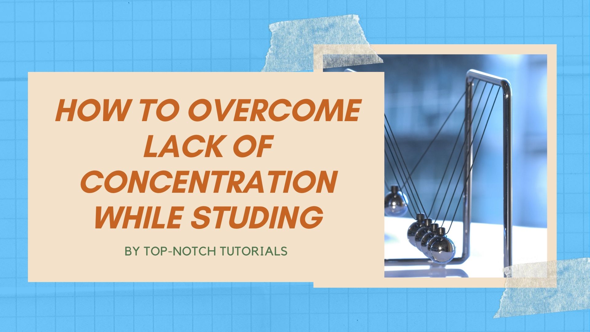 How to overcome lack of concentration while studying?